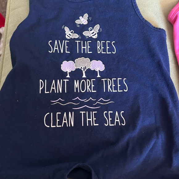 Navy and Pink Kids Tank Tops Bundle - Picture 2 of 3